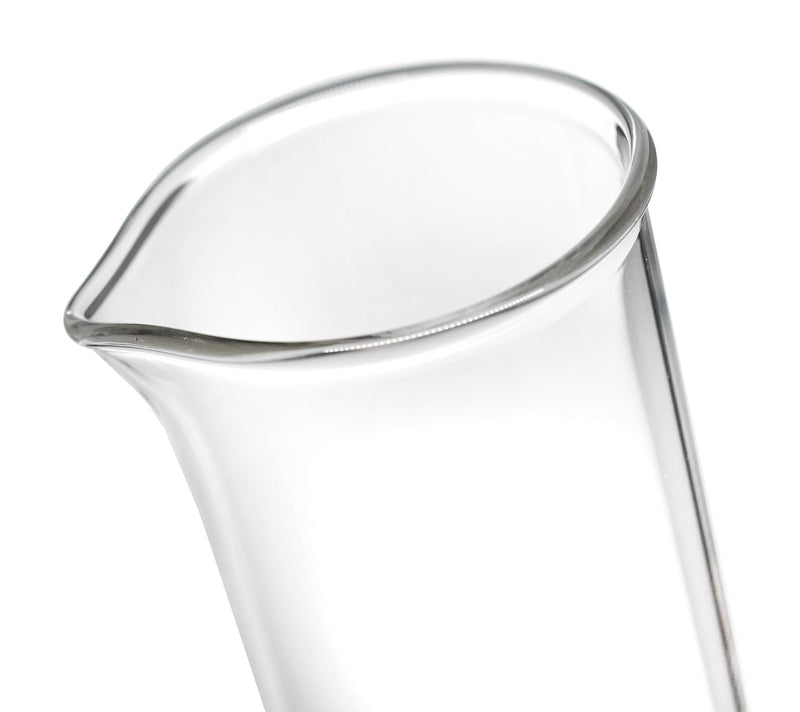 Measuring Cylinder, 50ml - ASTM, Class A Tolerance ±0.25ml - Protective Collar, Hexagonal Base - Blue Graduations - Borosilicate 3.3 Glass - Eisco Labs - NewNest Australia