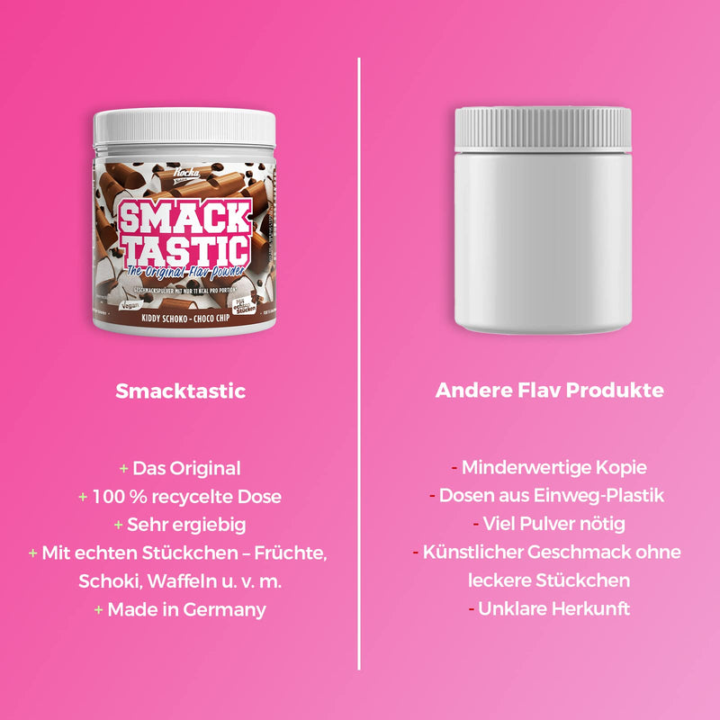 Rocka Nutrition Smacktastic Flavor Powder, Vegan Flavor Powder With Only 11 Kcal Per Serving And 100% Flavour, Versatile Aroma Powder, 250 G (Kiddy Chocolate Choco Chip) - NewNest Australia