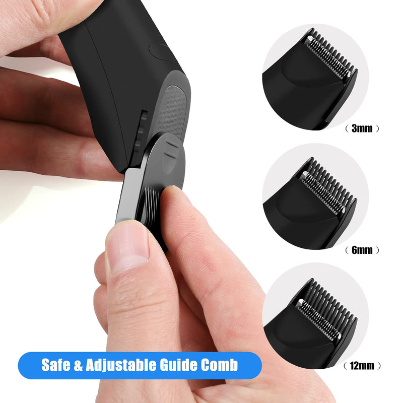 Electric Body Trimmer and Shaver for Men and Women, Waterproof Body Hair Groomers,Groin Hair Trimmer Beard Trimmer with LED Indicator, IPX7 Mens Pubic Hair Shaver for Balls ,Male Hygiene Razor - NewNest Australia