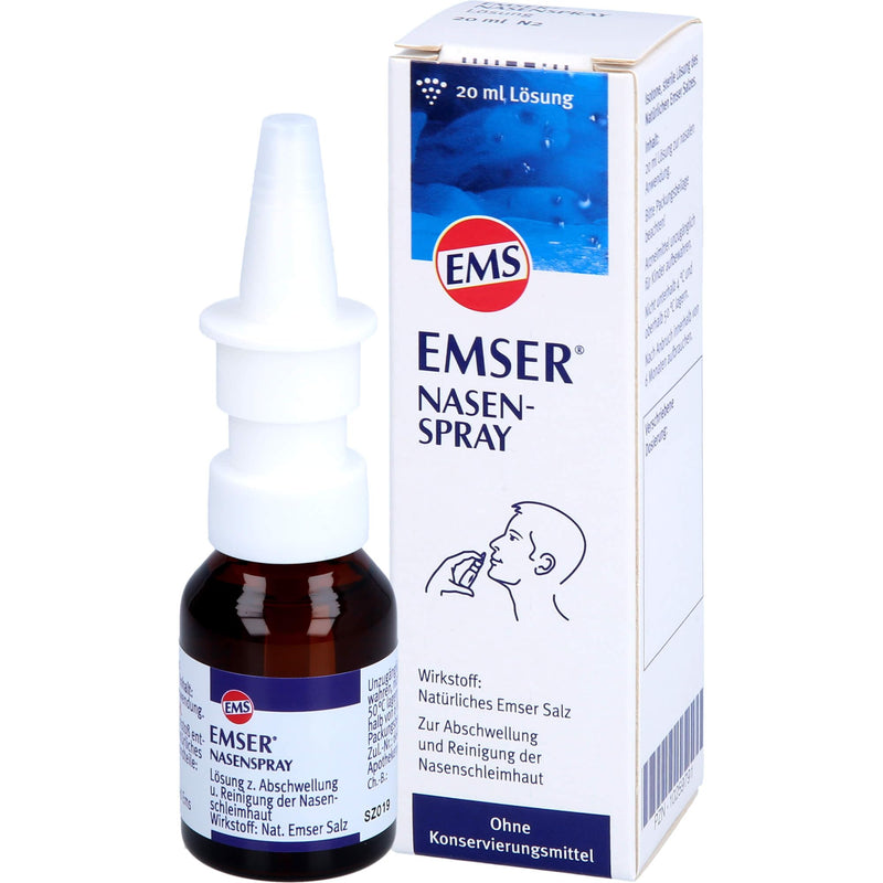 Emser nasal spray with natural Emser salt for children and adults - for allergies and colds - 20 ml - NewNest Australia