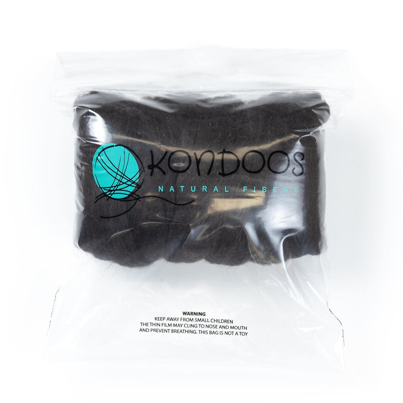100% Natural Wool roving, 8 OZ. Best Highland Wool fo Needle Felting, handcrafts and Spinning. Natural Colours, un-Dyed. (Dark Chocolate, 8 oz) Dark Chocolate - NewNest Australia