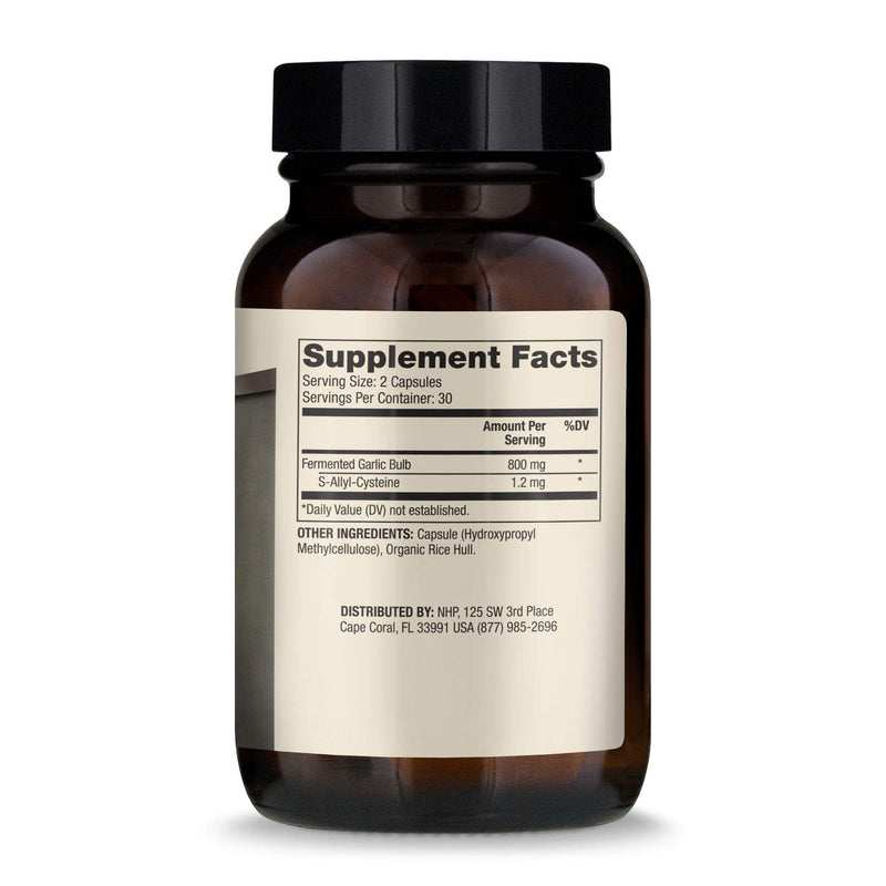 Dr. Mercola, Fermented Black Garlic Dietary Supplement, 30 Servings (60 Capsules), Supports Immune Health and Blood Pressure Health, Non GMO, Soy-Free, Gluten Free - NewNest Australia