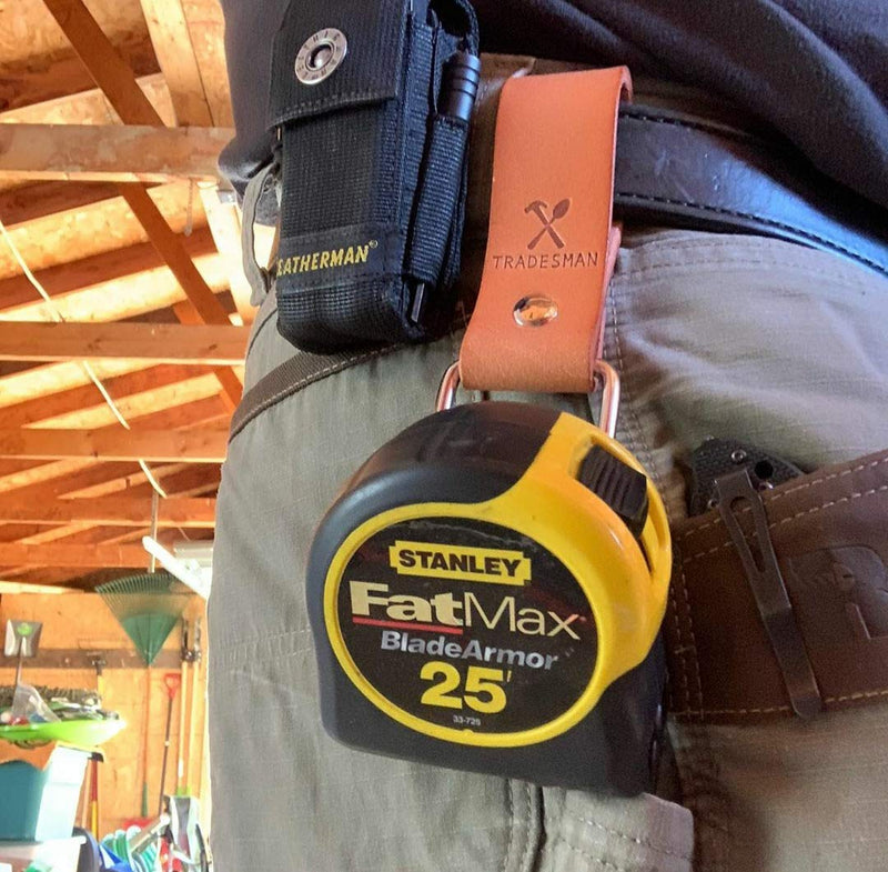 Tape Measure Holder Leather Belt Clip Drill Impact Tool Holster - NewNest Australia