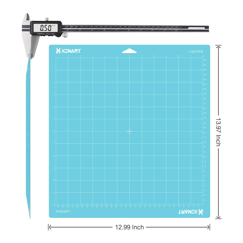 XINART 12x12 Inch Cutting Mat for Cricut Maker 3/Maker/Explore 3/Air 2/Air/One(LightGrip, 3 Pack) Light Adhesive Sticky Quilting Cricket Cutting Mats for Cricut A-LightGrip 12x12 Inch 3 Pack - NewNest Australia