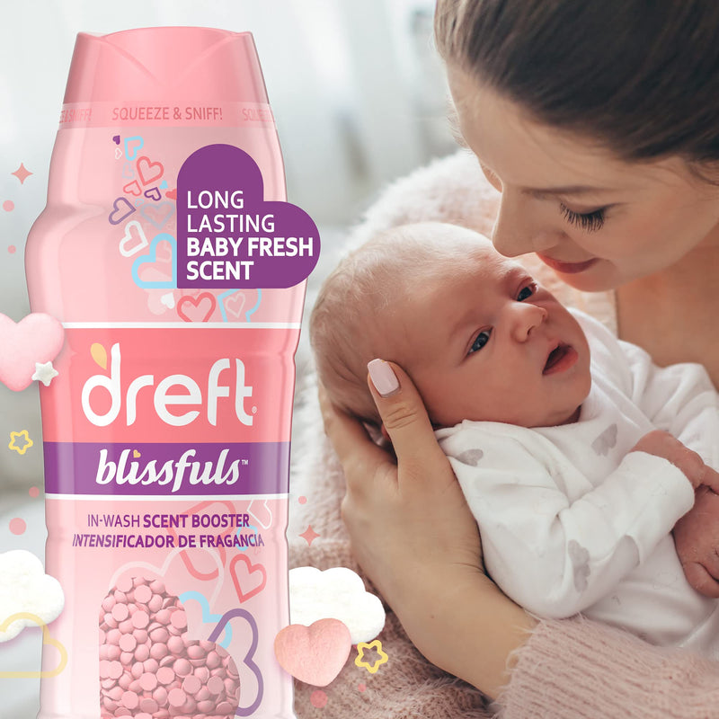 Dreft Blissfuls in-Wash Scent Booster Beads, Baby Fresh Scent, 20.1 oz Baby Fresh Scent 20.1 oz - NewNest Australia