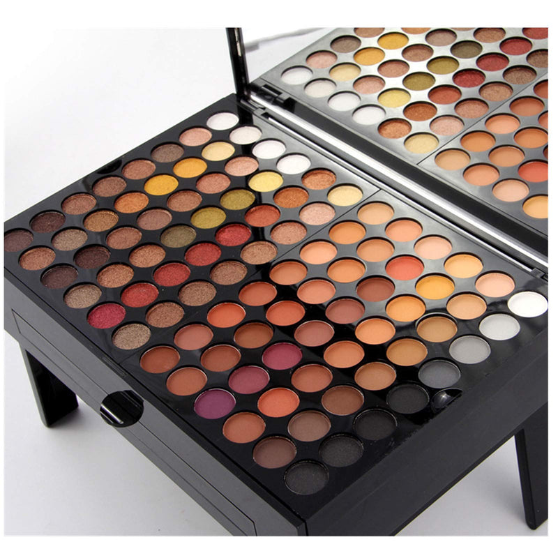 Chikanb 180 Colors Professional Matte All In One Makeup Kit Palette, Combination with Waterproof Eyeshadow Blush Lip Gloss Eyebrow Powder Concealer, Pigments Palette Shimmer Powder Daily Cosmetic Set E57#004N - NewNest Australia