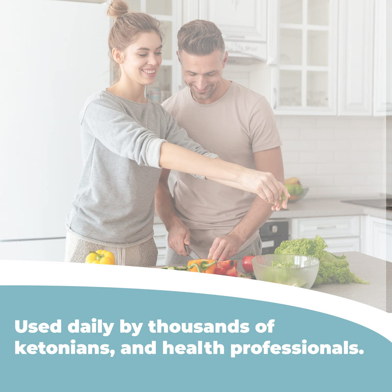 Go-Keto ketone test strips 25 pieces - suitable for the Go-Keto ketone measuring device as well as the ketone meters from Swiss Point Of Care, GK Dual and On Call, regular ketone check at home and on the go - NewNest Australia