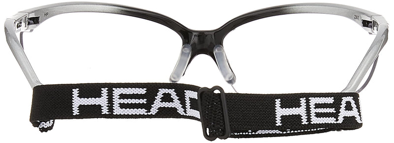 HEAD Racquetball Goggles - Pro Elite Anti Fog & Scratch Resistant Protective Eyewear w/ UV Protection Silver - NewNest Australia