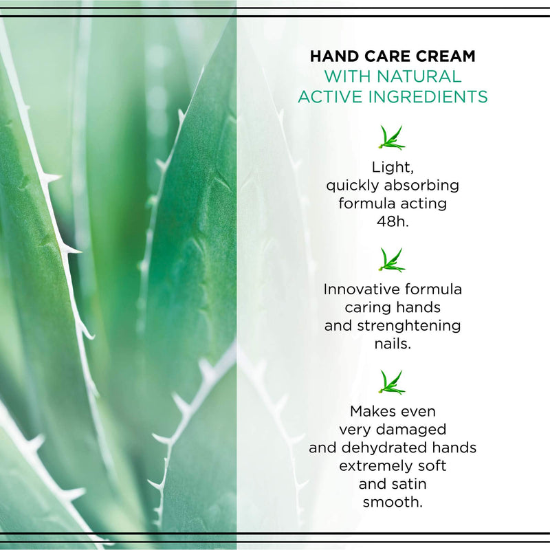 Eveline Cosmetics Glicerini Moisturising Hand Cream with Aloe Vera Extract | 100 ML | Dry Hands Treatment Hydro Boost Repair Cream | Fast-Absorbing Daily Skin Care | Protective Properties - NewNest Australia