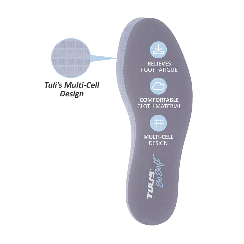 Tuli'S So Soft Insoles - Full Shoe Insoles With Thermoplastic Shock Absorbing Gel - Relieves Heel Spurs, Plantar Fasciitis, Flat Foot - Easy To Cut To Size, 30.5 X 11 X 0.5 Cm - NewNest Australia