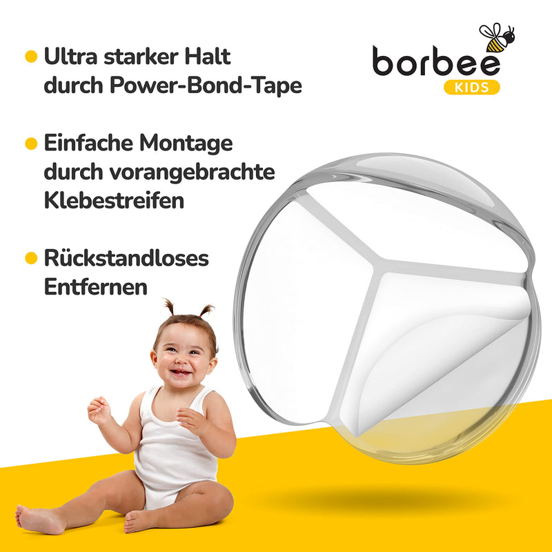 Borbee Corner Protection And Edge Protection Baby For Child Safety (12 Pieces) - Extra Strong Hold, Transparent & Easy To Use For All Furniture - Offers Maximum Safety For Babies And Children - NewNest Australia