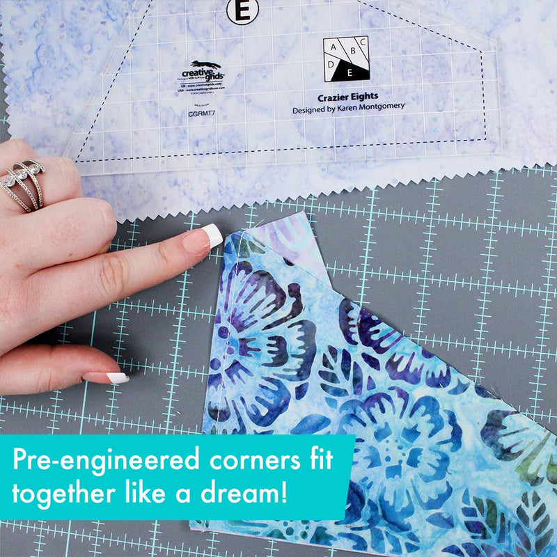 Creative Grids Crazier Eights Template 5pc Set - CGRMT7 - NewNest Australia