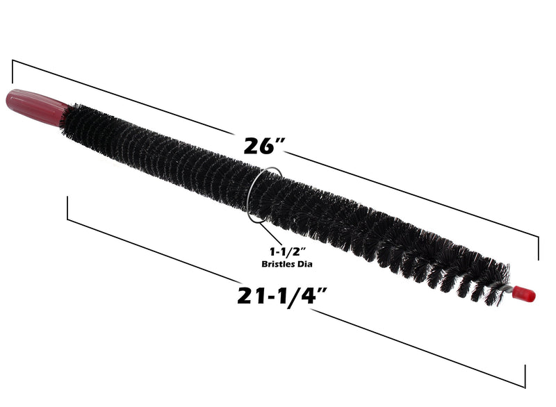 Vanitek Dryer Vent Cleaner Lint Brush, Long Flexible Refrigerator Coil Cleaning Brush, 26 Inch 1 - NewNest Australia