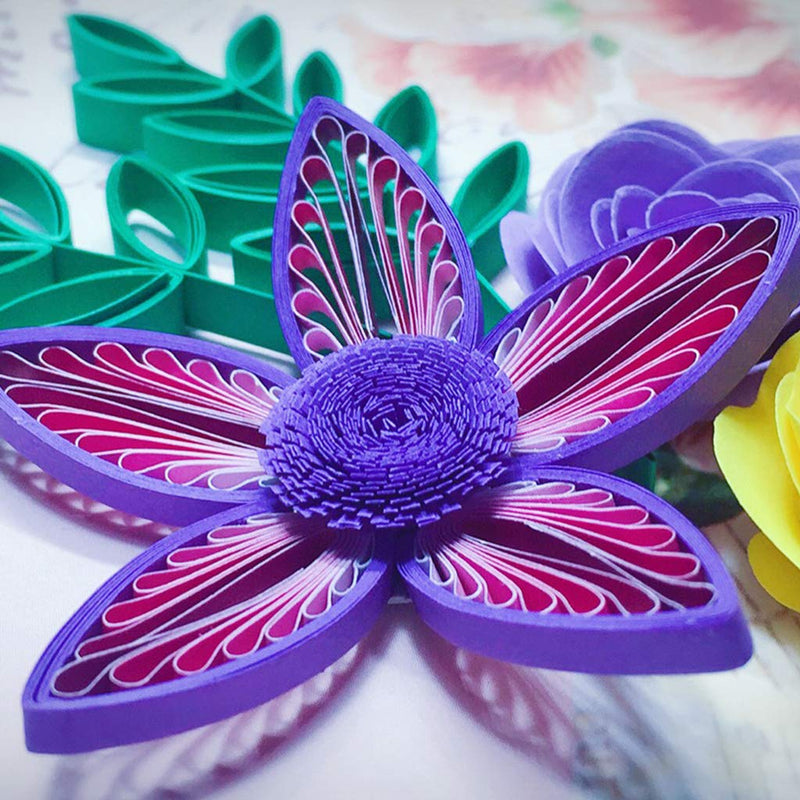 JUYA Paper Quilling Gradient Series Set 10 Colors QP388 (10 Packs Individual, Width: 3mm) 10 Packs Individual Width: 3 mm - NewNest Australia
