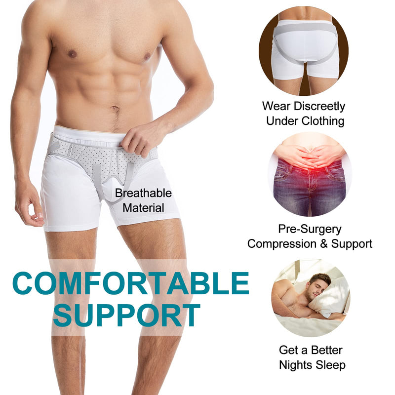 HEERTEEAJ Hernia Belts for Men,Hernia Belt for Women Pain Relief Recovery, Hernia Belt for Inguinal with Removable Pad and Adjustable Waist Strap,Hernia Belt,Hernia Truss Not Slipping Large - NewNest Australia