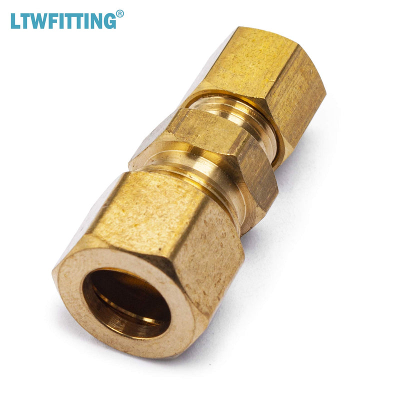 LTWFITTING 3/8-Inch OD x 1/4-Inch OD Compression Reducing Union,Brass Compression Fitting(Pack of 5) - NewNest Australia
