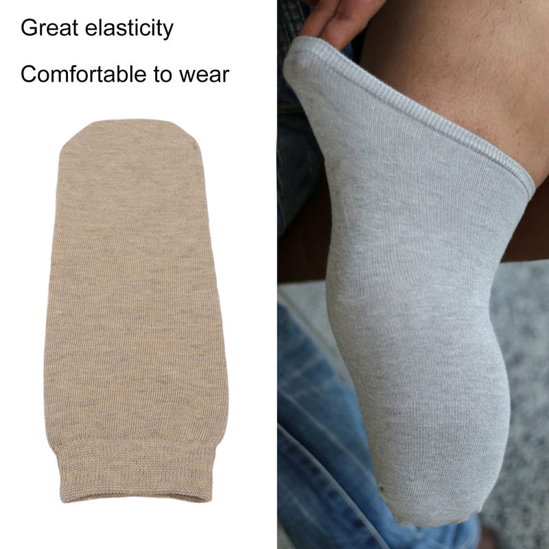 Amputee Sock, 5Pcs Soft Breathable High Elastic Cotton Below Knee BK Stump Shrinker Limb Compression Amputee Care Provide Warmth and Protection to Prosthetic Limb Portable Fine Knitting Stump(L) S L - NewNest Australia