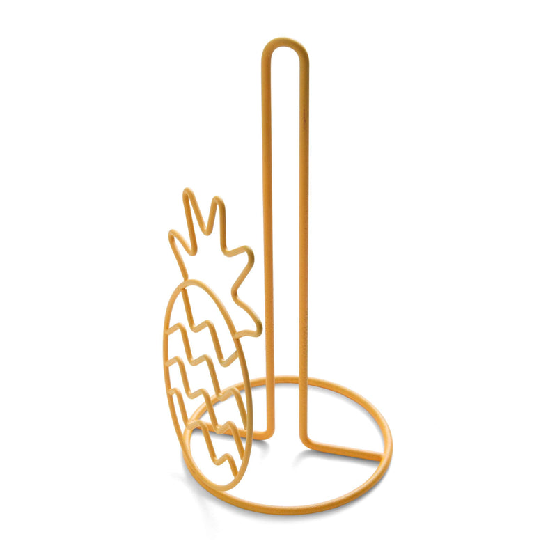 NewNest Australia - Kamenstein Pineapple Wire Paper Towel Holder, 12-Inch, Radiant Yellow 