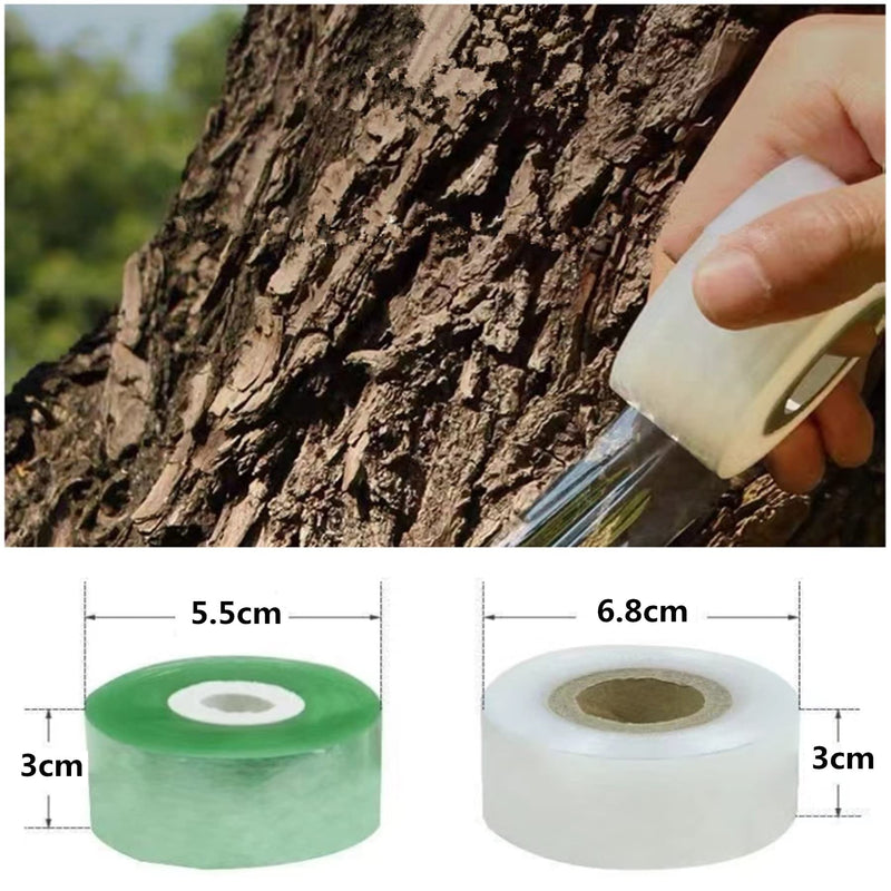 SUCA Grafting Tape Grafting Tool Buddy Tape Grafting Plant Grafting Tape,2 Color 4PCSwith Various Elasticity (tape4pcs) tap4pcs - NewNest Australia