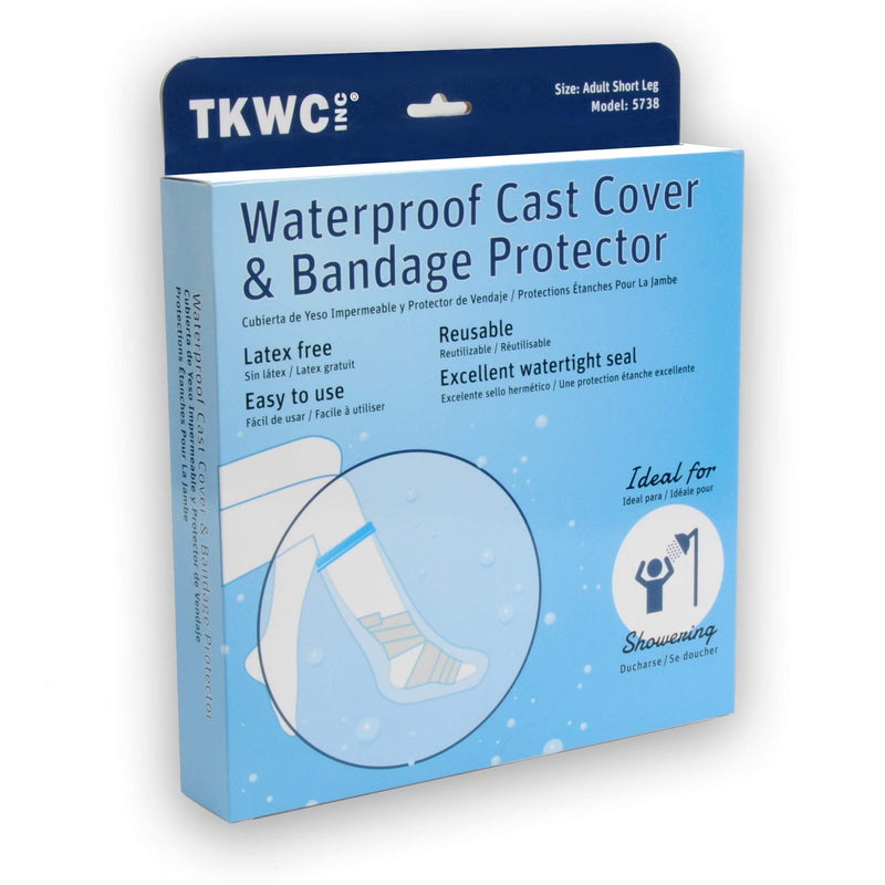 TKWC INC Water Proof Leg Cast Cover for Shower - #5738 - Watertight Foot Protector - NewNest Australia