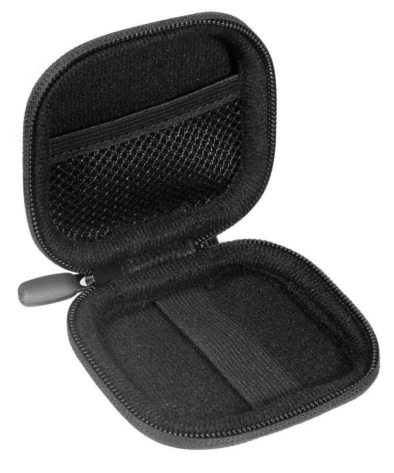 WGear Credit Card Reader Case for Square Contactless Chip Reader, Chip Reader Scanner, USB Cables Small Accessories, Mesh Pocket, Secure Elastic Strap, Easy to go Carabiner Black - NewNest Australia