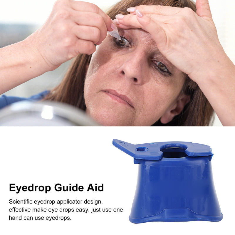 Eye Drop Applicator, Eye Drop Dispenser Aid, Portable Eyedrop Guide Aids Bottle Holder Tool for Elderly Children and Blind People (Suitable for Almost Any Eye Drop Bottle) - NewNest Australia