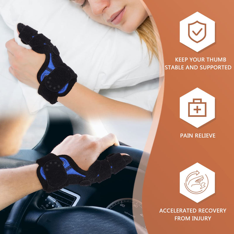 Scurnhau Thumb Splint Left And Right, Rhizarthrosis Thumb Brace, Thumb Splint, Orthosis Thumb Ccd Joint For Tendonitis, Arthritis, Trigger Finger, Thumb Broken, Injuries - NewNest Australia