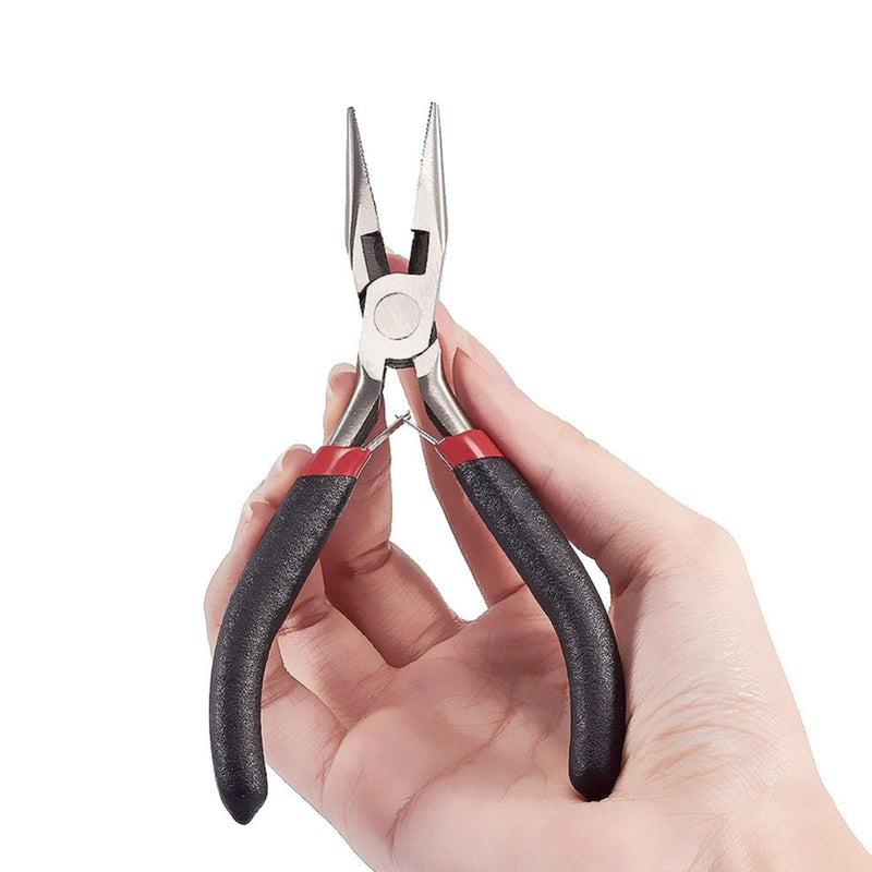 4 Pack Jewelry Pliers Jewelry Making Pliers Tools Kit with Needle Nose Pliers/ Chain Nose Pliers, Round Nose Pliers, Bent Nose Pliers Wire Cutters for Wire Wrapping Earring Craft Making Supplies,Black - NewNest Australia