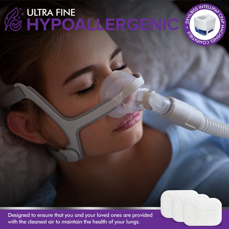 Mars Wellness CPAP Filter Kit - Compatible with Devilbiss IntelliPAP CPAP Machines - 12 Ultrafine Filters - Made in The USA 12 ultra fine filters - NewNest Australia