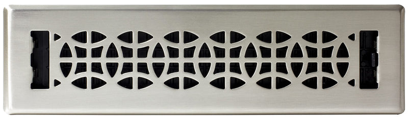 Decor Grates ECH212-NKL Eclipse Floor Register, 2x12 Inches, Brushed Nickel - NewNest Australia