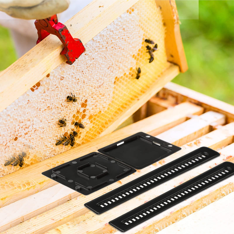 20 Pieces Beehive Beetle Trap Beekeeping Beehive Collector, 2 Shape Plastic Hive Beetle Blaster Traps for Bee Hives, Beekeeper Supplies Pollen Patties Tools - NewNest Australia