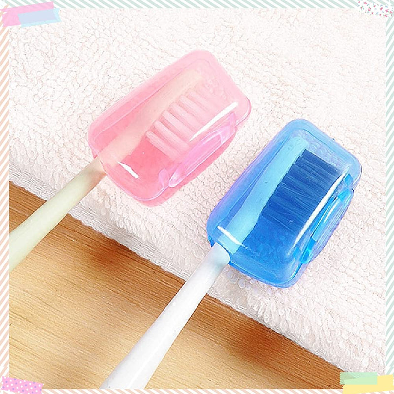 20 Pcs Portable Toothbrush Head Cover Case for Travel Hiking Camping Toothbrush Box Brush Cap Case for Home Travel Outdoor Camping Hiking Business Trip - NewNest Australia