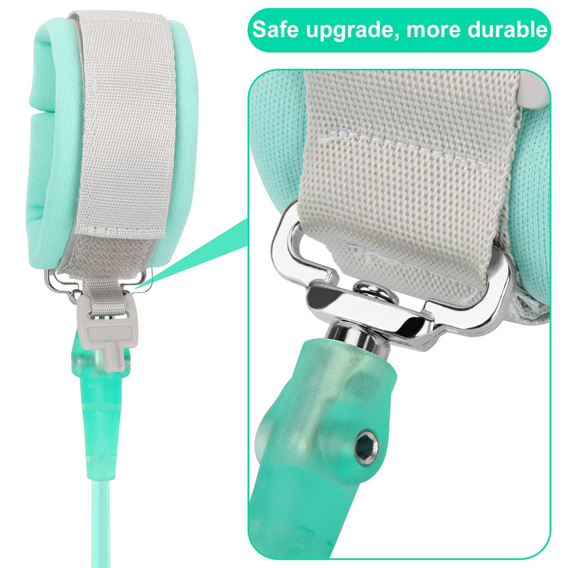 Blisstime Toddler Leash, Kid Leash Anti Lost Wrist Link with Key Lock Upgraded Baby Leash with Safety Wristband Rope for Babies Toddlers Child Kids (4.9ft/1.5m, Green) 4.9 Foot (Pack of 1) - NewNest Australia