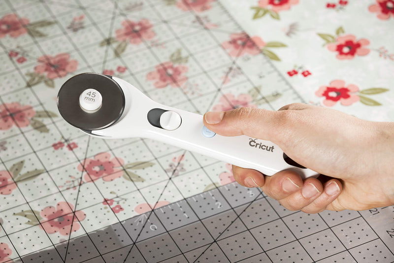 Cricut Rotary Cutter - Rotary Cutter for Fabric, Sewing and Quilting Projects - Compatible For Both Right- and Left-Handed Use - [45mm] 45MM - NewNest Australia