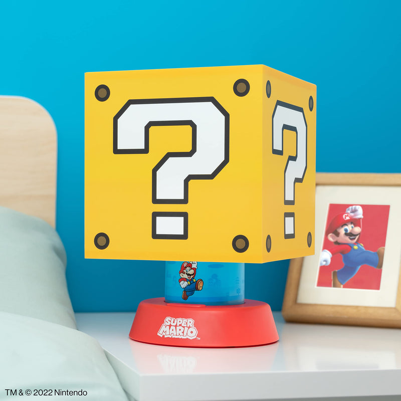 Paladone Super Mario Icon Lamp with Three Brightness Settings and Auto Shut Off, Nintendo Merchandise - NewNest Australia