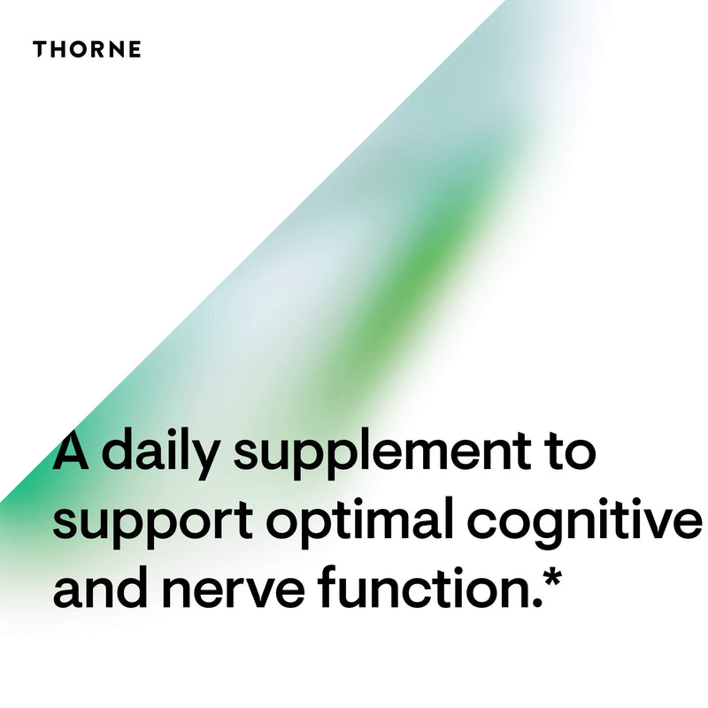 Thorne Carnityl - 500mg Acetyl-L-Carnitine - Supports Brain Function and Healthy Nerve Sensations in The Hands and Feet - Gluten-Free, Soy-Free, Dairy-Free - 60 Capsules - NewNest Australia