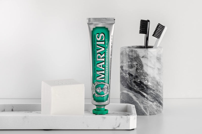 Marvis Classic Strong Mint toothpaste, 85 ml, toothpaste with a taste experience guarantee for invigorating and long-lasting freshness 1 x 85 ml - NewNest Australia