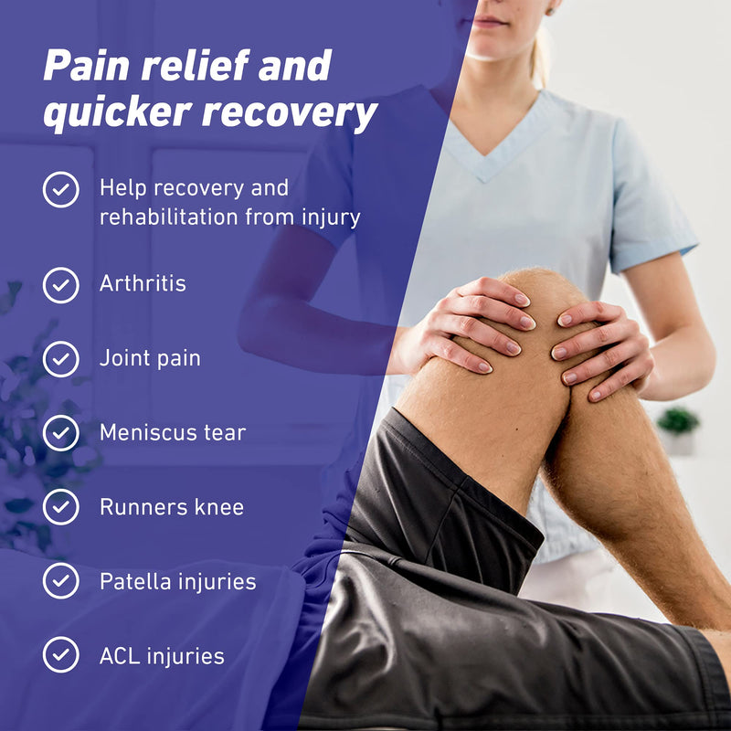 Neo G Knee Support Brace Stabilised Open Patella - For Knee Pain Arthritis, Joint Pain, Meniscus Tear, Ligament Injuries, Running - Adjustable Compression Knee Support Patella Knee Strap - NewNest Australia