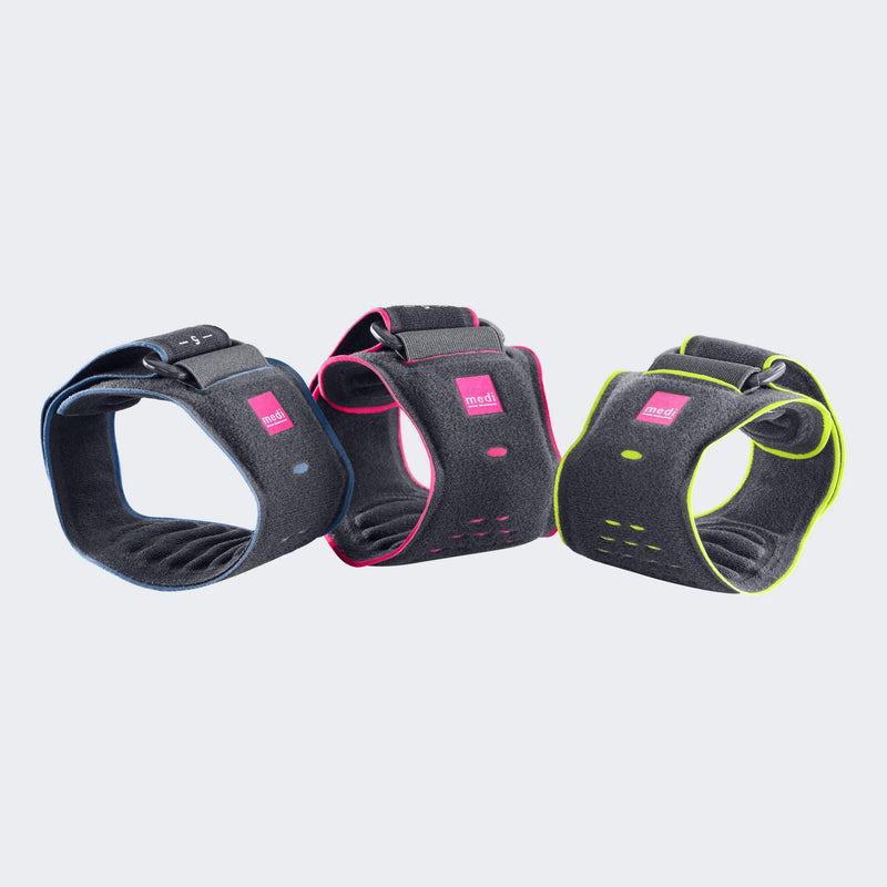 medi Epibrace - epicondylitis brace unisex | grey/green | Forearm bandage to relieve pain in the tendon attachments Can be worn on both sides | Tennis elbow or golfer's elbow lime/gray - NewNest Australia
