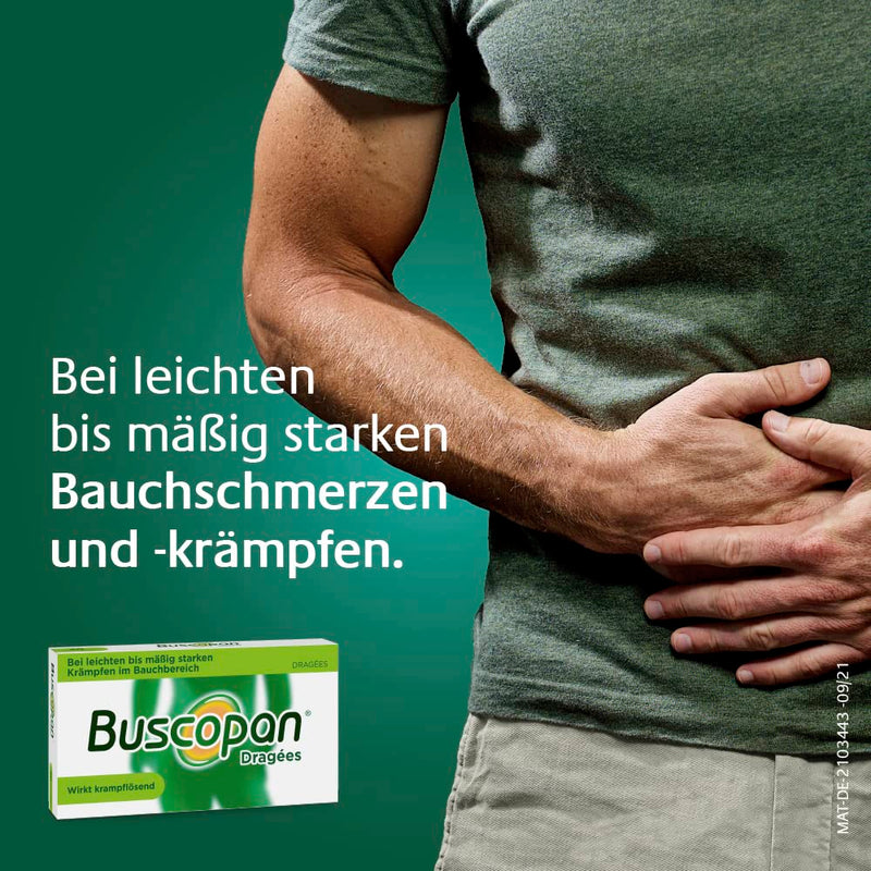 Buscopan® dragées 2 x 50 pieces with butylscopolamine for mild to moderate abdominal pain and abdominal cramps 50 pieces (pack of 2) - NewNest Australia
