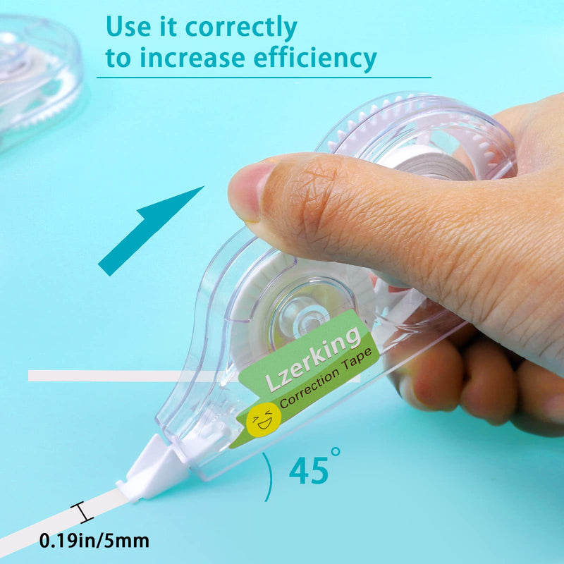 Correct Correction Tape,White,32-Count,Transparent Dispenser Shows How Much Tape is Remaining - NewNest Australia