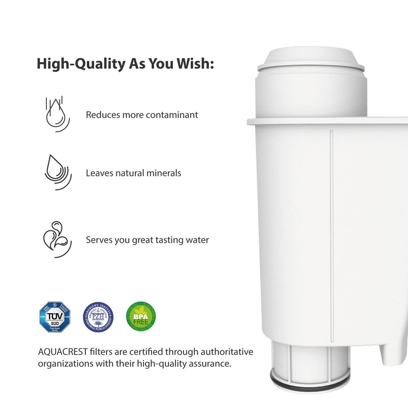 Aqua Crest AQK-02 Compatible Water Filters to fit Brita Intenza 00575491, 575491, 1010120, TZ7003, TCZ7003, 00575591, 00467873 Coffee Maker (2) - NewNest Australia