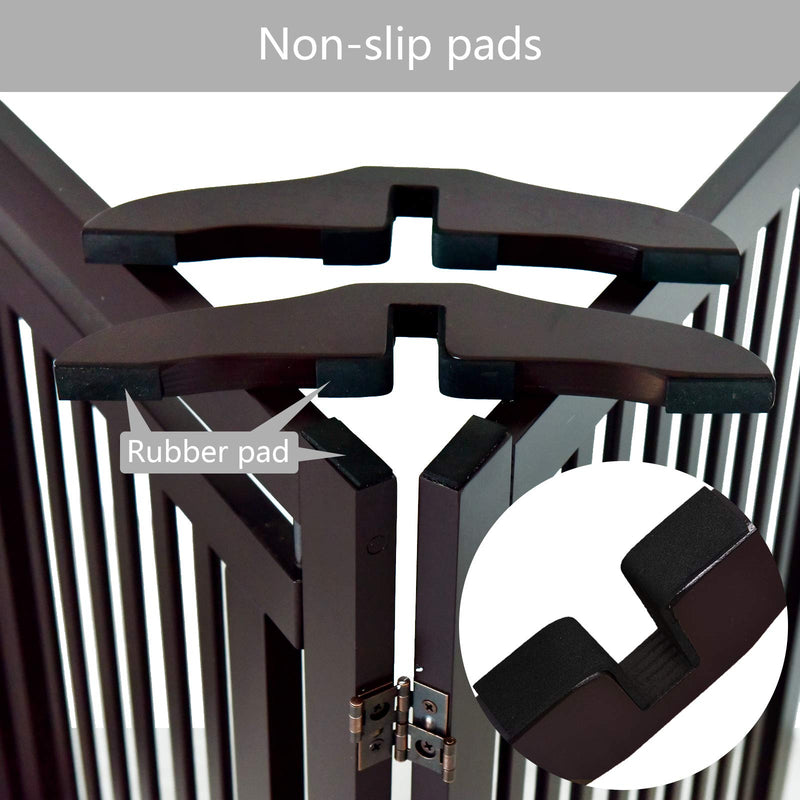 WELLAND Support Feet for 360 Degree Configurable Gate Collection, Espresso, A Pair 2 Count (Pack of 1) - NewNest Australia