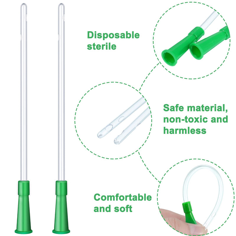 30 Pieces Enema Supplies Replacement Enema Tubings Enema Hose Non-Toxic Enema Kit with Flexible Rounded End for Smooth Insert Thickness 14 FR - NewNest Australia