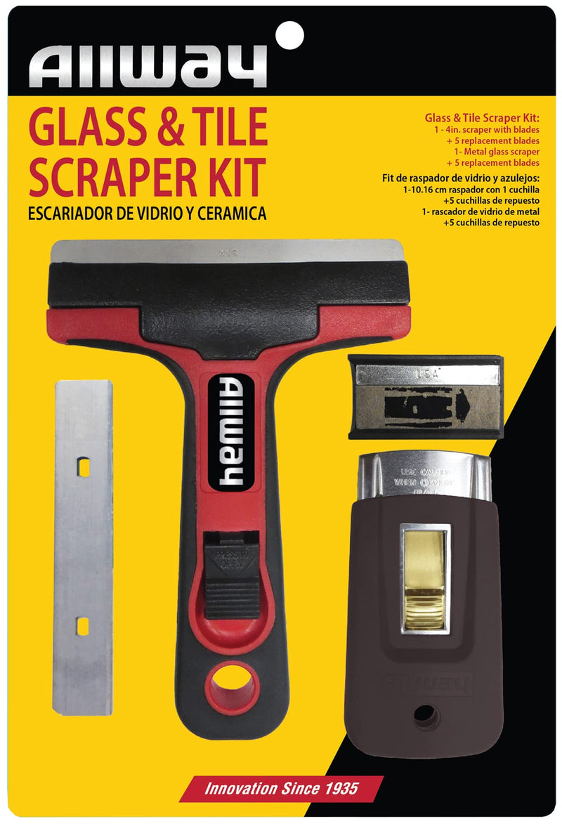 ALLWAY GSK3 Glass and Tile Scraper Tool Kit - NewNest Australia