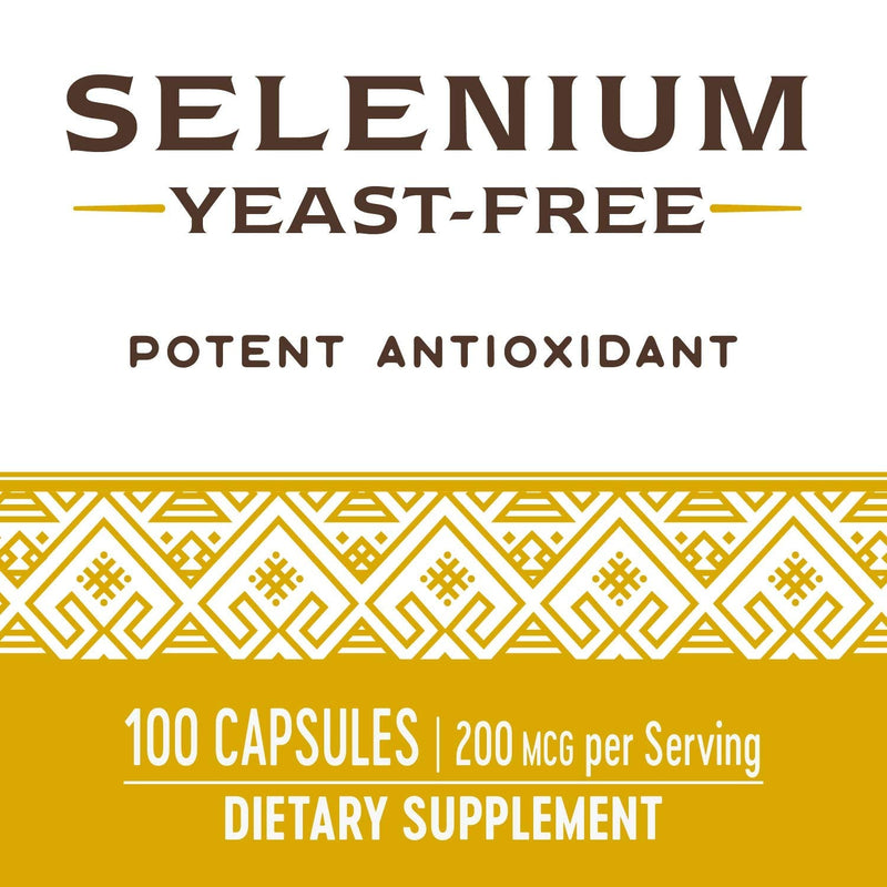 Nature's Way Selenium 200 mcg, L-Selenomethionine, Antioxidant, 100 Capsules (Packaging May Vary) - NewNest Australia