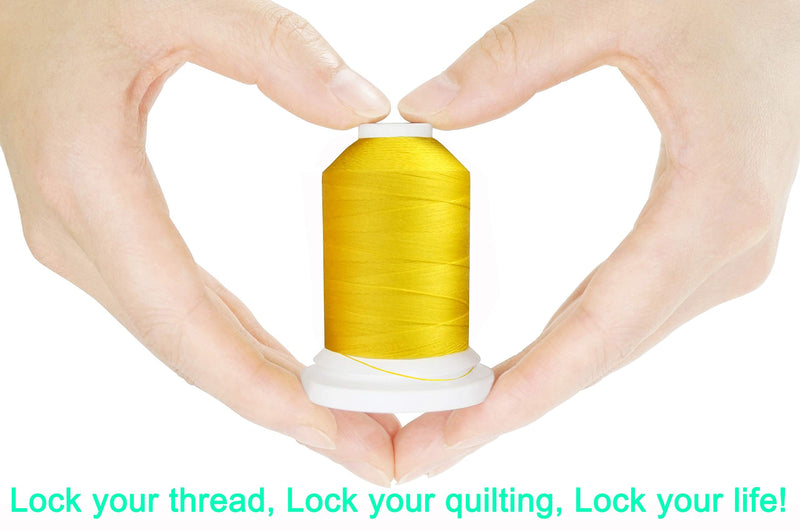 New brothread - 15 Options - Multi-Purpose 100% Mercerized Cotton Threads 30WT(50S/3) 600M Each Spool for Quilting, Sewing and Embroidery -12 Bright Colors 12 Bright Colors - NewNest Australia
