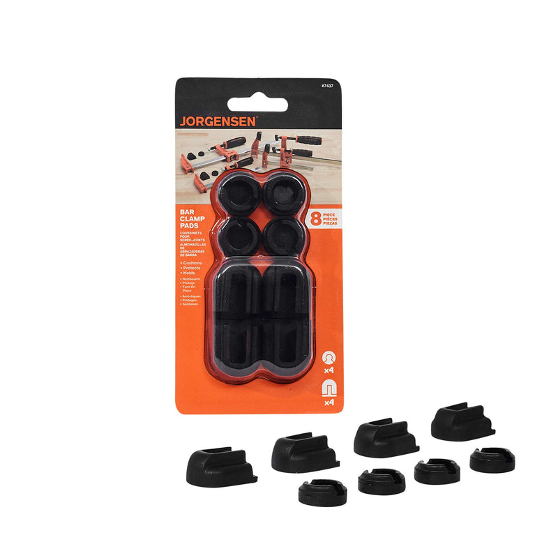 Pony Jorgensen Adjustable Clamp Jorgensen 7437 Work Protecting Bar Clamp Pads, Black 1 Pack - NewNest Australia