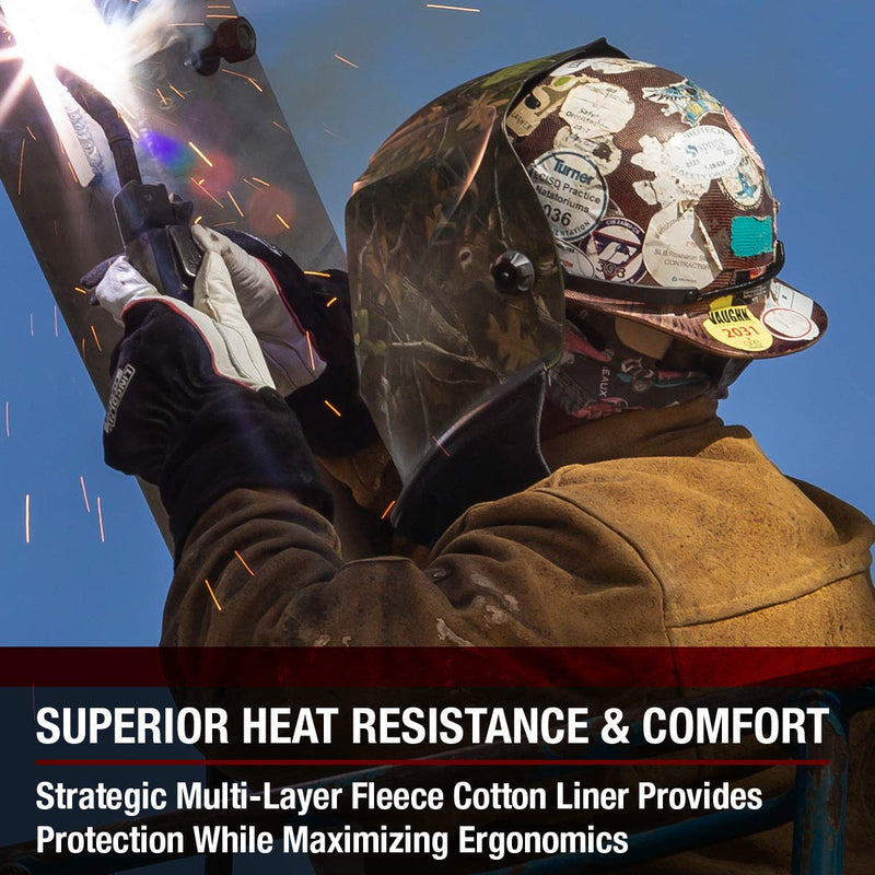 Lincoln Electric DynaMIG HD Professional MIG Welding Gloves | Comfort & Heat Resistance | 2XL | K3806-2XL XX-Large - NewNest Australia