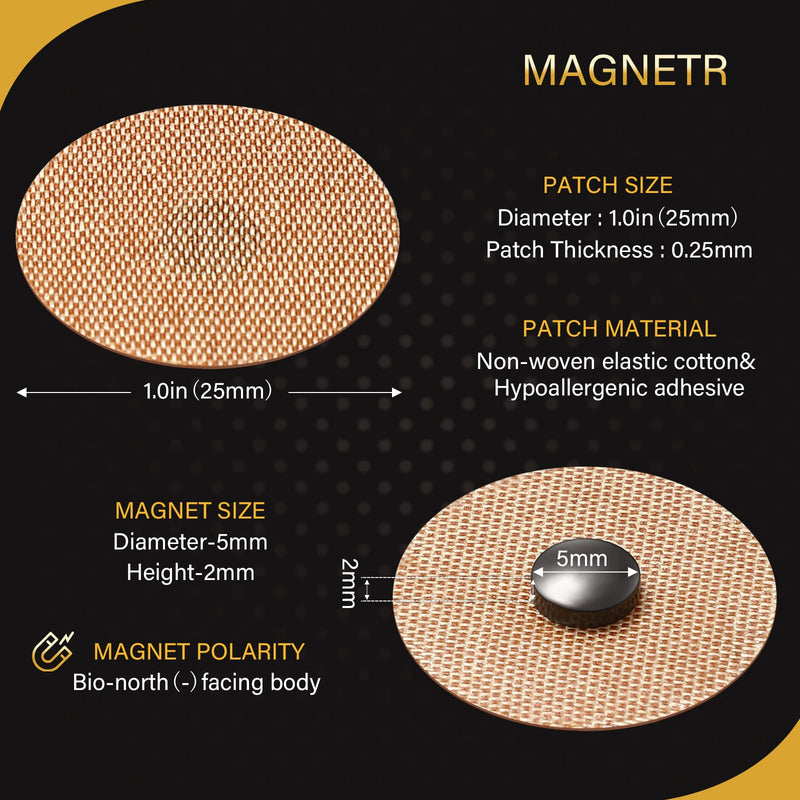 Nuanchu Magnetic Acupressure Patches 3 Sheets 30 Magnets Adhesive Pain Magnets Acupressure Magnet Acupressure Magnetic Plaster for Knee Back Foot Relief Replacement Kit - NewNest Australia